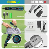 55-in-1 Rechargable Mini Electric Grinder Kit 3-speed Adjustable Miniature Electric Drill Manicure Tool, 55-in-1 Electric Grinder