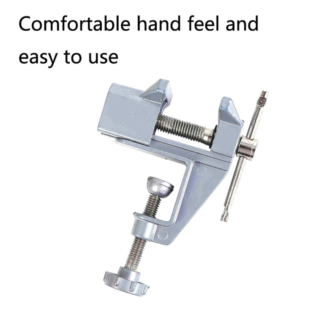 5893 Portable Mini Aluminum Alloy Table Pliers Bench Vise Manual DIY Tool, Table Pliers Bench - laboratorydeal