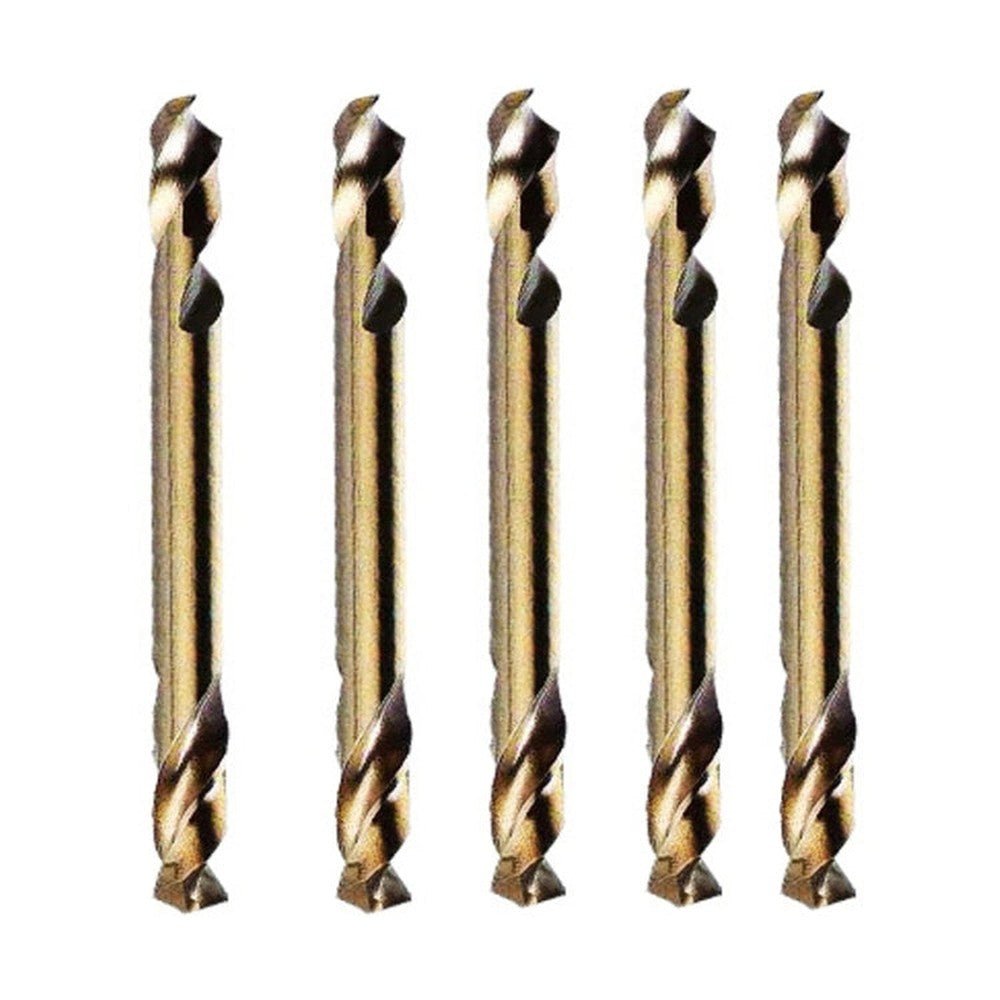 5pcs M35 Cobalt - Containing Twist Drill Bit High - Speed Steel Double Head Metal Steel Plate Expansion Hole Drill, Model: Double Head 3.0mm, Double Head 3.0mm, Double Head 3.2mm, Double Head 3.5mm, Double Head 4.0mm, Double Head 4.2mm, Double Head 4.5mm��... - laboratorydeal