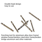 5pcs M35 Cobalt-Containing Twist Drill Bit High-Speed Steel Double Head Metal Steel Plate Expansion Hole Drill, Model: Double Head 3.0mm, Double Head 3.0mm, Double Head 3.2mm, Double Head 3.5mm, Double Head 4.0mm, Double Head 4.2mm, Double Head 4.5mm