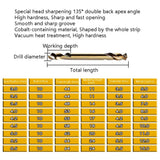 5pcs M35 Cobalt-Containing Twist Drill Bit High-Speed Steel Double Head Metal Steel Plate Expansion Hole Drill, Model: Double Head 3.0mm, Double Head 3.0mm, Double Head 3.2mm, Double Head 3.5mm, Double Head 4.0mm, Double Head 4.2mm, Double Head 4.5mm