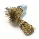 5pcs Wire Brush Industrial Grade Stainless Steel Rust Removal Wire Brush, 10x6x25mm, 12x6x25mm, 16x6x25mm, 20x6x25mm, 25x6x25mm, 30x6x25mm