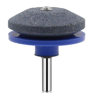 6 PCS Grinding Stone Industrial Electric Sharpener Mower Grinding Tool Wear Resistant Grinding Head, Plastic Blue, Plastic Black, Plastic Cyan, Plastic Red, Plastic Orange, Plastic Dark Blue, Metal - laboratorydeal