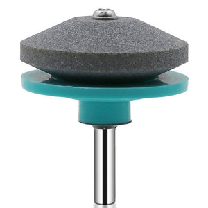 6 PCS Grinding Stone Industrial Electric Sharpener Mower Grinding Tool Wear Resistant Grinding Head, Plastic Blue, Plastic Black, Plastic Cyan, Plastic Red, Plastic Orange, Plastic Dark Blue, Metal - laboratorydeal