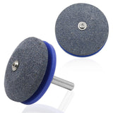 6 PCS Grinding Stone Industrial Electric Sharpener Mower Grinding Tool Wear Resistant Grinding Head, Plastic Blue, Plastic Black, Plastic Cyan, Plastic Red, Plastic Orange, Plastic Dark Blue, Metal