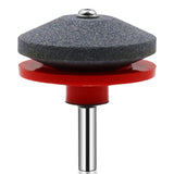 6 PCS Grinding Stone Industrial Electric Sharpener Mower Grinding Tool Wear Resistant Grinding Head, Plastic Blue, Plastic Black, Plastic Cyan, Plastic Red, Plastic Orange, Plastic Dark Blue, Metal
