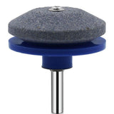 6 PCS Grinding Stone Industrial Electric Sharpener Mower Grinding Tool Wear Resistant Grinding Head, Plastic Blue, Plastic Black, Plastic Cyan, Plastic Red, Plastic Orange, Plastic Dark Blue, Metal
