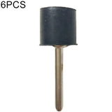 6 PCS Rubber Wheel Connecting Rod Sandpaper Ring Fixing Rod, Without Sandpaper Ring, 12.7MM 3.15MM, 12.7MM 2.3MM, 6.35MM 2.3MM