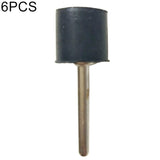 6 PCS Rubber Wheel Connecting Rod Sandpaper Ring Fixing Rod, Without Sandpaper Ring, 12.7MM 3.15MM, 12.7MM 2.3MM, 6.35MM 2.3MM