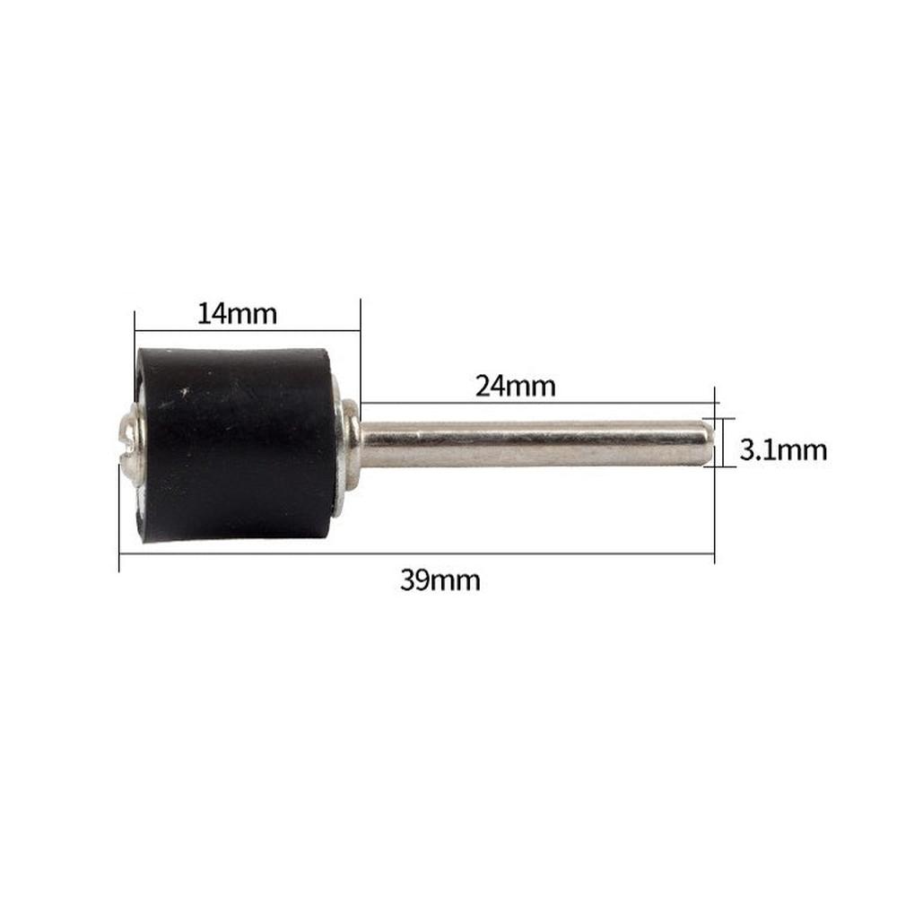 6 PCS Rubber Wheel Connecting Rod Sandpaper Ring Fixing Rod, Without Sandpaper Ring, 12.7MM 3.15MM, 12.7MM 2.3MM, 6.35MM 2.3MM - laboratorydeal