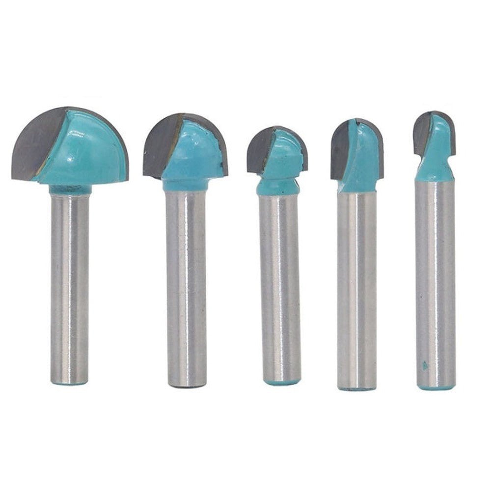 6 Shank Lace Round Cutter Woodworking Relief Milling Cutter, 5 PCS/Set 6 - 18mm, 4 PCS/Set 16 - 32mm - laboratorydeal