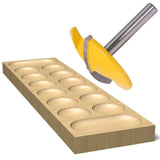 6 Shank Thin Flat-Bottom Woodworking Cutter Engraving And Trimming Machine Slotting Head, 6 Shank
