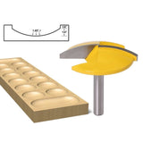 6 Shank Thin Flat-Bottom Woodworking Cutter Engraving And Trimming Machine Slotting Head, 6 Shank