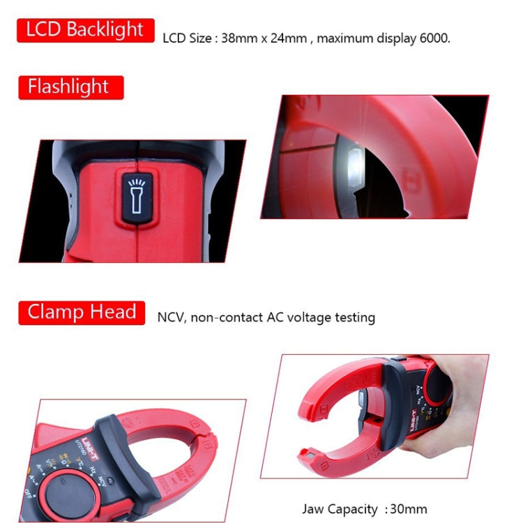 600A Digital Clamp Meter AC DC Voltage Detector, UT216A 600A, UT216B 600A, UT216C 600A laboratorydeal