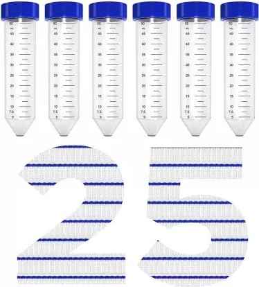 Centrifuge Tube 50 ML (Pack of 25), for school collage and research laboratories