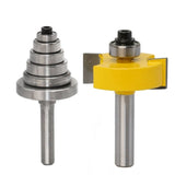 7 Bearing Slot Cutters 8 Handle Adjustable Woodworking Milling Cutters, 7 Bearing Slot Cutters