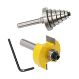 7 Bearing Slot Cutters 8 Handle Adjustable Woodworking Milling Cutters, 7 Bearing Slot Cutters