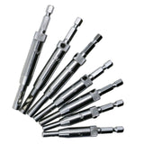 7 PCS/Set Doors Self Centering Hinge Tapper Core Drill Bit Set Hole Puncher Woodworking Tools(5/64,7/64,9/64,11/64,13/64,1/4 inch,5mm), 7 PCS/Set