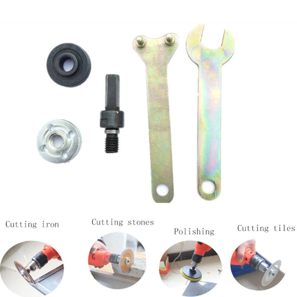 7 in 1 Hand Electric Drill Variable Angle Grinding Cutting Polishing Grinding Converter, 7 In 1, 8 In 1, 9 In 1 - laboratorydeal