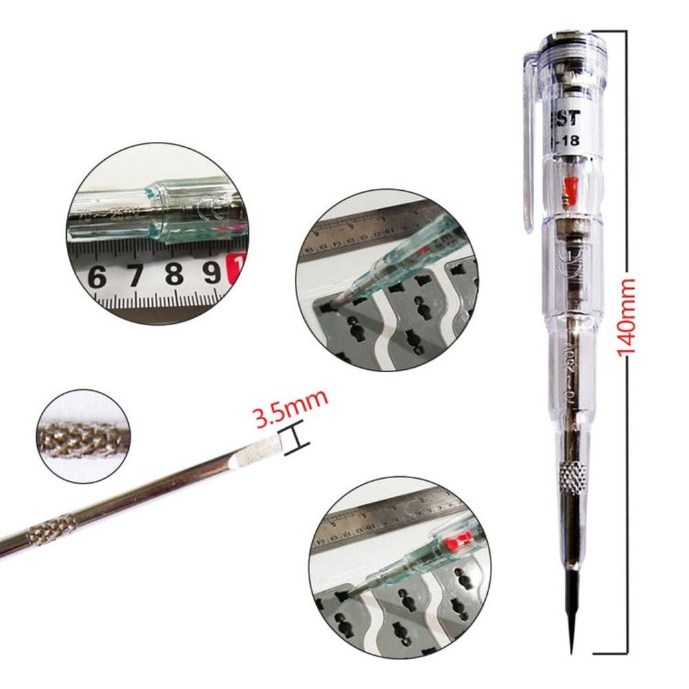 70 - 250V IP56 Waterproof Voltage Tester Induced Electric Pen Detector Screwdriver Probe Test Pen, Probe Test Pen - laboratorydeal