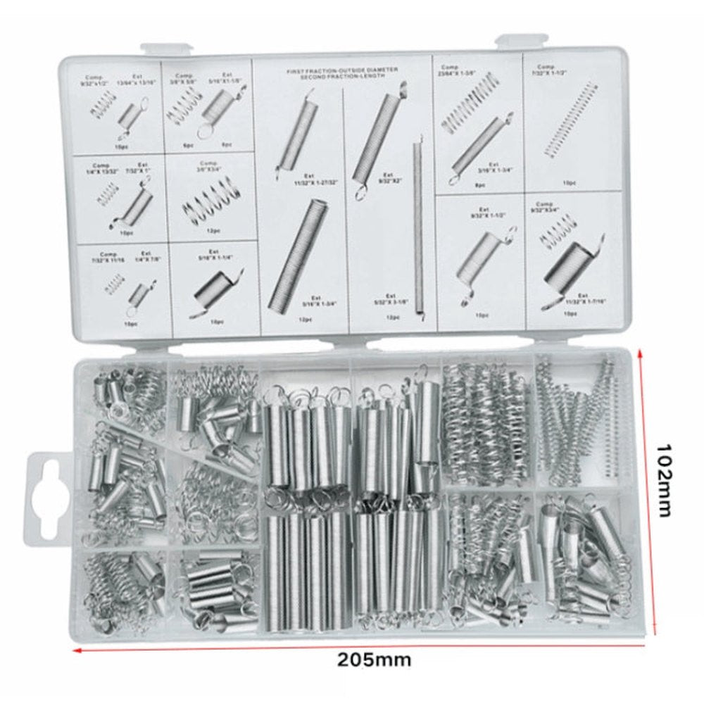 7024 Multi - Purpose Hardware Accessories Spring Set, 200 PCS / Set - laboratorydeal