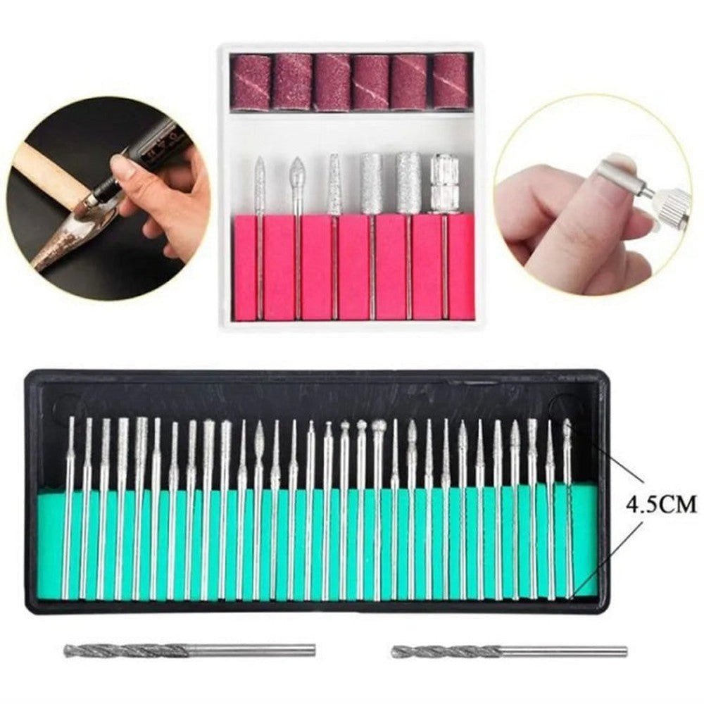 70pcs/set Mini Electric Speed Adjustable Engraving Pen Micro Electric Drill, EU Plug, US Plug - laboratorydeal