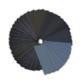 72 PCS LANHU Grit 400-3000 Wet And Dry Polishing Grinding Sandpaper，Size: 22.9 x 9.1cm, 72 PCS