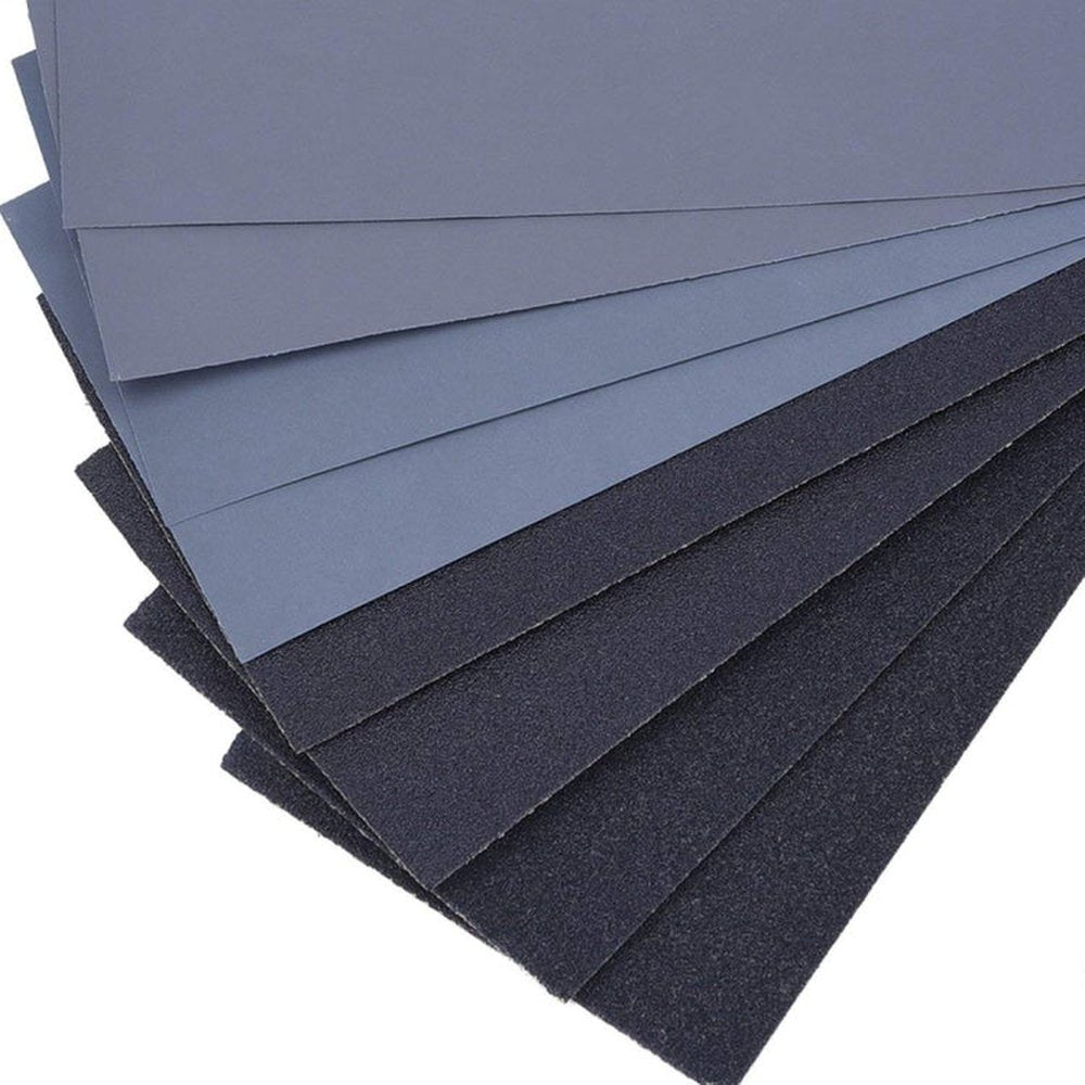72 PCS LANHU Grit 400-3000 Wet And Dry Polishing Grinding Sandpaper，Size: 22.9 x 9.1cm, 72 PCS