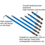 7PCS/set PH2 Strong Magnetic Hand Drill Screwdriver Mouth Anti-Slip Screwdriver Bit, 7PCS/set PH2, 6PCS/set 25mm, 7PCS/set 50mm, 12 PCS/set 50mm