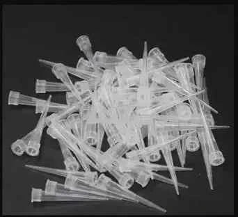 Pipette Tips, 10 Microliters, 1000 Count, Clear Plastic
