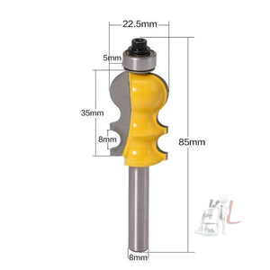 8 Handle Drop Bead Armrest Line Cutter Woodworking Engraving Machine Milling Cutter, 8 Handle Milling Cutter - laboratorydeal