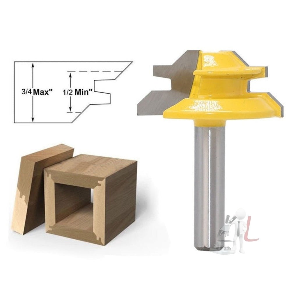 8 Handles 45 Degree Tenon And Tenon Woodworking Milling Cutter, 8 Handles 45 Degree - laboratorydeal