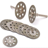 8 Holes Emery Cutting Chip Jade  Saw Blade Electric Grinder Accessories, 10 Saw Blade 2 Connecting rod 30MM, 10 Saw Blade 2 Connecting rod 20MM, 10 Saw Blade 2 Connecting rod 22MM, 10 Saw Blade 2 Connecting rod 25MM