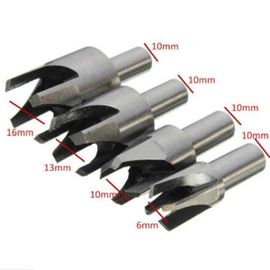 8 In 1 Carbon Steel Corkscrew Woodworking Hole Punch, 8 In 1 Corkscrew - laboratorydeal