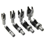 8 In 1 Carbon Steel Corkscrew Woodworking Hole Punch, 8 In 1 Corkscrew