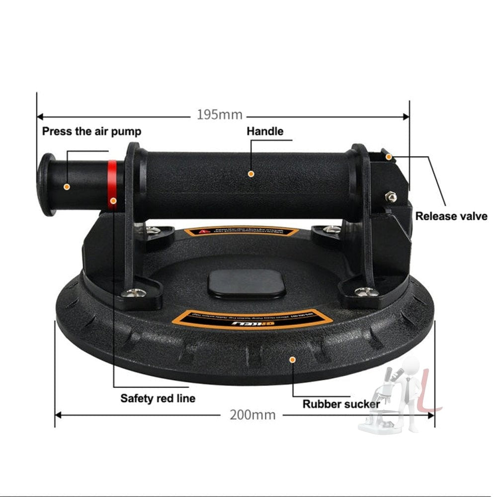 8 Inch Gas Pump Vacuum Pumping Suction Cup Strong Suction Heavy - Duty Handling Suction Cup, 8 Inch Vacuum Gas Pump - laboratorydeal
