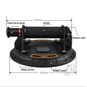8 Inch Gas Pump Vacuum Pumping Suction Cup Strong Suction Heavy - Duty Handling Suction Cup, 8 Inch Vacuum Gas Pump - laboratorydeal