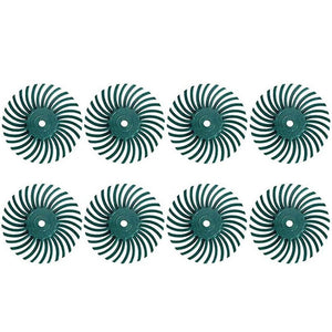 8 PCS Ivory Fruit Polishing Head Bloody Lotus Wood Carving Nuclear Carving Slit Grinding Head, 80 Grit, 120 Grit, 220 Grit, 320 Grit, 400 Grit, 600 Grit, 1000 Grit - laboratorydeal