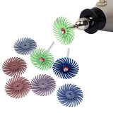8 PCS Ivory Fruit Polishing Head Bloody Lotus Wood Carving  Nuclear Carving Slit Grinding Head, 80 Grit, 120 Grit, 220 Grit, 320 Grit, 400 Grit, 600 Grit, 1000 Grit