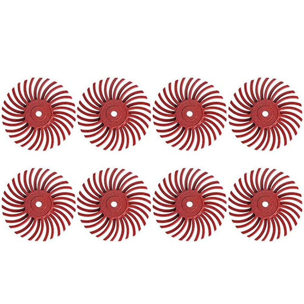 8 PCS Ivory Fruit Polishing Head Bloody Lotus Wood Carving Nuclear Carving Slit Grinding Head, 80 Grit, 120 Grit, 220 Grit, 320 Grit, 400 Grit, 600 Grit, 1000 Grit - laboratorydeal