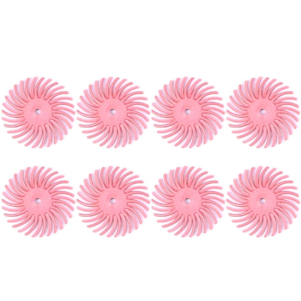 8 PCS Ivory Fruit Polishing Head Bloody Lotus Wood Carving Nuclear Carving Slit Grinding Head, 80 Grit, 120 Grit, 220 Grit, 320 Grit, 400 Grit, 600 Grit, 1000 Grit - laboratorydeal