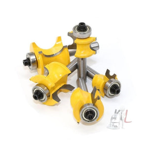 8 - Shank Bearing Positive Semicircular Cutter Engraving Machine Woodworking Cutter, No. 1, No. 2, No. 3, No. 4, No. 5, 5 PCS/Set - laboratorydeal