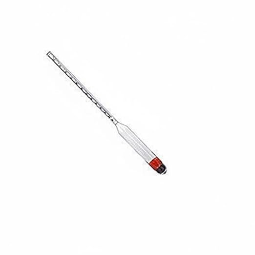 Hydrometer for Measuring Light Liquid Density Specific Gravity Meter Laboratory Grade Glass Hydrometer for Chemicals, Petroleum