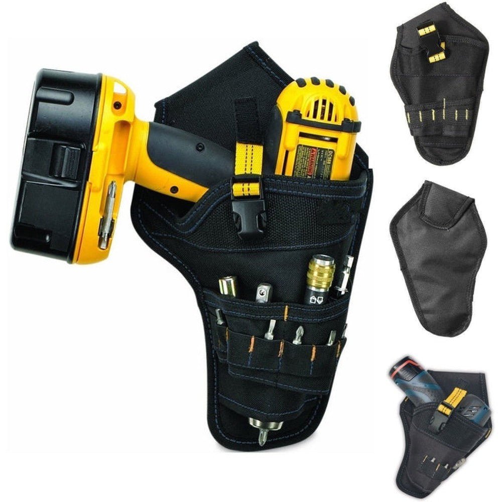 900D Oxford Cloth Kit Waist Bag Electrician Storage Bag, Black Yellow Line + Belt, Black Red Line + Belt, Black Yellow Line, Black Red Line - laboratorydeal