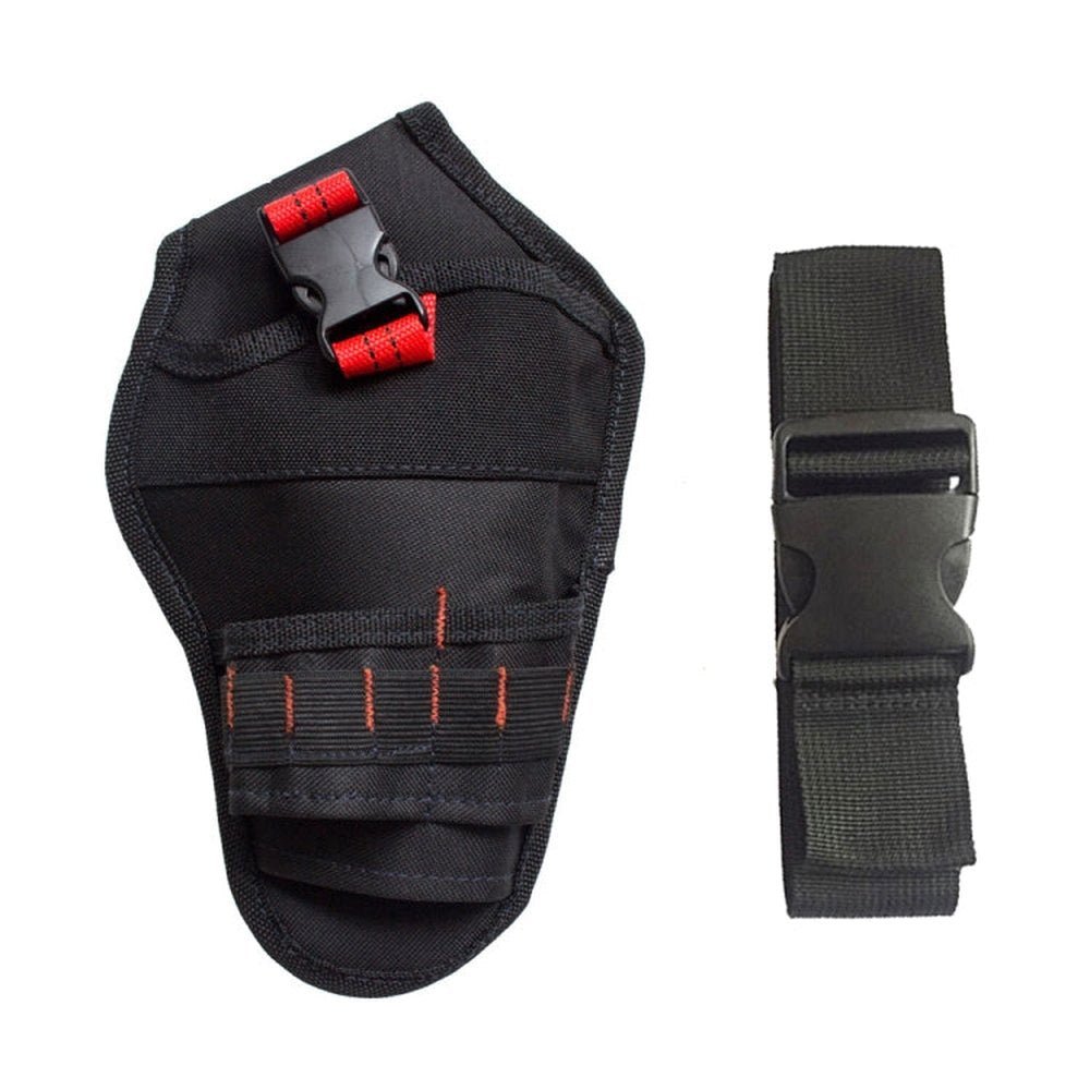 900D Oxford Cloth Kit Waist Bag Electrician Storage Bag, Black Yellow Line + Belt, Black Red Line + Belt, Black Yellow Line, Black Red Line - laboratorydeal