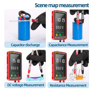 ANENG 682 Smart VA Reverse Display Automatic Range Rechargeable Multimeter, 682 Red, 682 Black