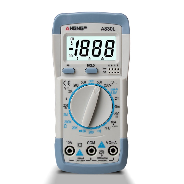 ANENG A830L Handheld Multimeter Household Electrical Instrument (Yellow Grey), OG8759A, OG8759B, OG8759C, OG8759D, OG8759E, OG8759F laboratorydeal