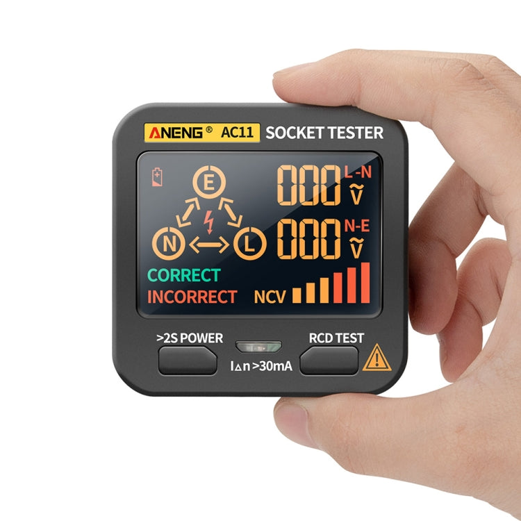 ANENG AC11 Multifunctional Digital Display Socket Tester Electrical Ground Wire Tester laboratorydeal