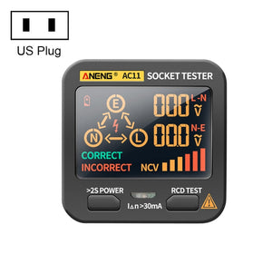 ANENG AC11 Multifunctional Digital Display Socket Tester Electrical Ground Wire Tester laboratorydeal