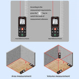 ANENG Handheld Infrared Rangefinder, 40m Precision Version, 60m Precision Version, 80m Precision Version, 100m Precision Version